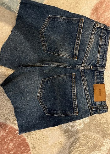 Vintage kot şort - Görsel 4