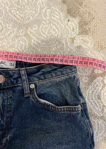 Vintage kot şort - Görsel 6