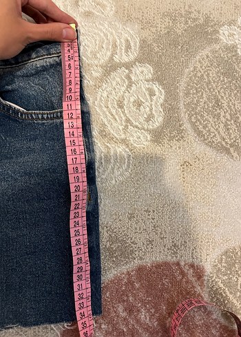 Vintage kot şort - Görsel 8