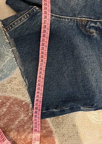 Vintage kot şort - Görsel 7