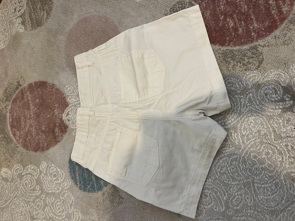 Lcw beyaz kot şort - Görsel 2