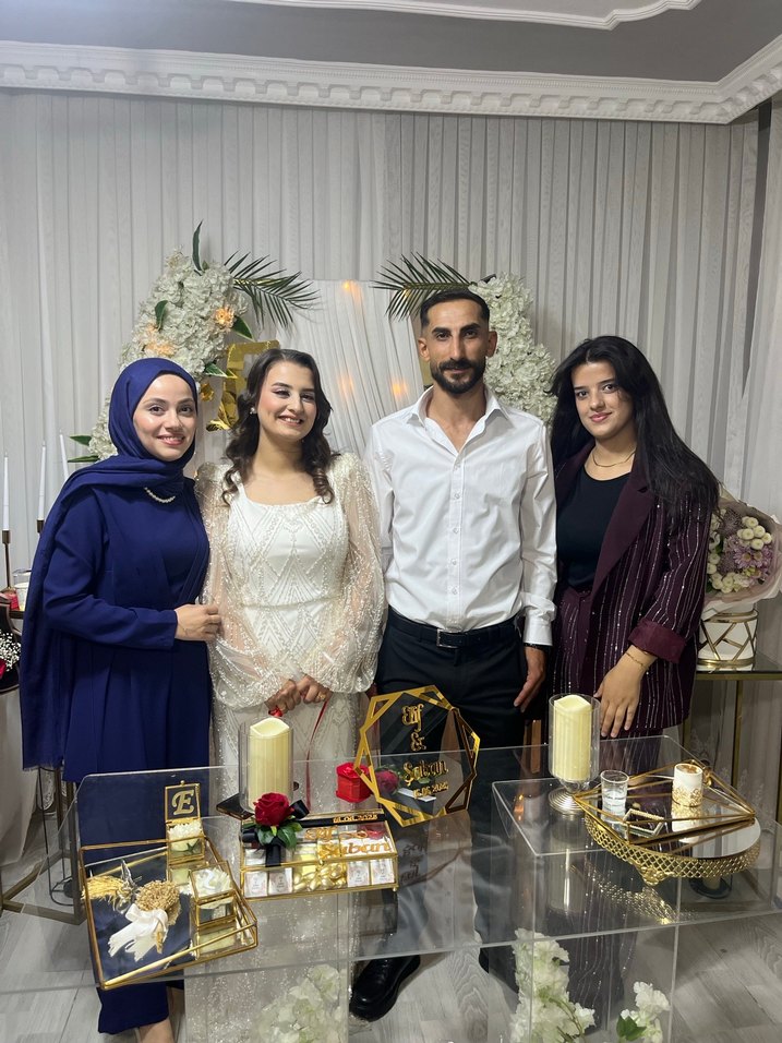 Lacivert kemerli tulum - Görsel 3