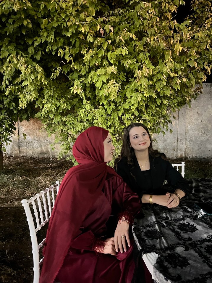 Şal dahil satılık Bordo Uzun tüylü Kollu Kadın Takım özel dikim - Görsel 2