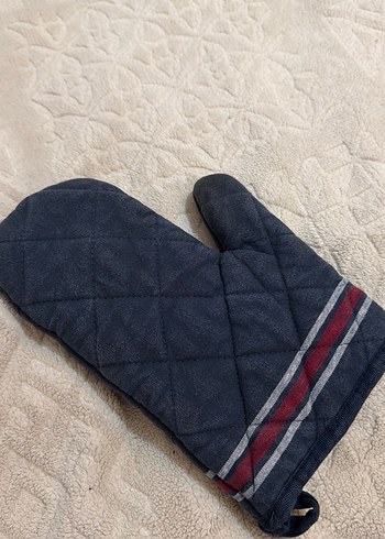 Nakışlı Mavi Fırın Eldiveni - Görsel 2