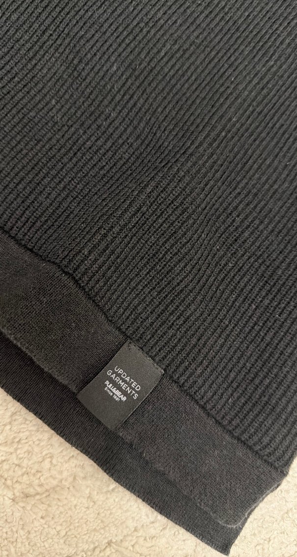 Erkek Siyah Uzun Kollu Triko Kazak - Görsel 3