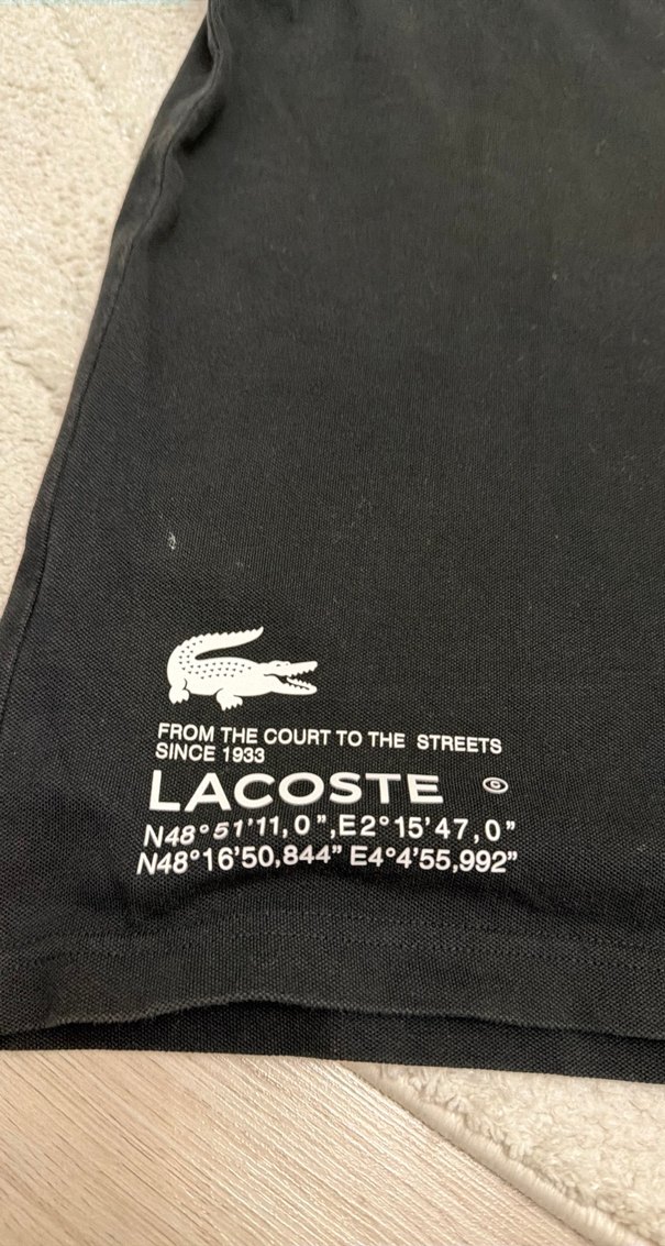 Lacoste Siyah Erkek Polo Tişört - Görsel 2
