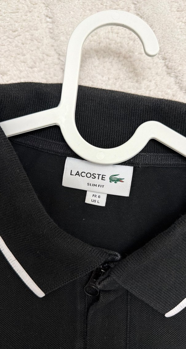 Lacoste Siyah Erkek Polo Tişört - Görsel 4