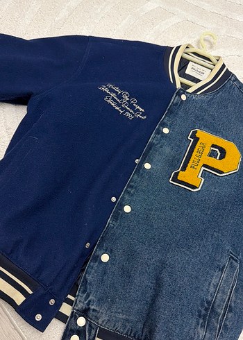 Erkek  Mavi Denim Street Wear Ceket - Görsel 2