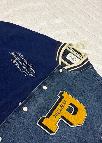 Erkek  Mavi Denim Street Wear Ceket - Görsel 3