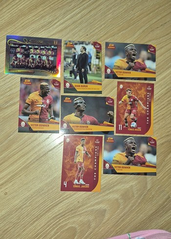 Galatasaray Futbol Kartları Seti