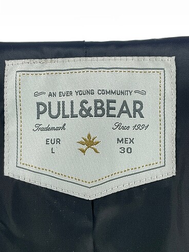 l Beden siyah Renk Pull and Bear Blazer %70 İndirimli.