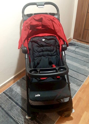 Koyu Kırmızı Joie Bebek Arabası - Görsel 3