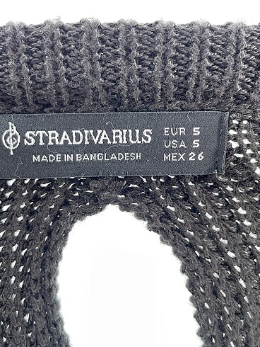 s Beden siyah Renk Stradivarius Kazak / Triko %70 İndirimli.