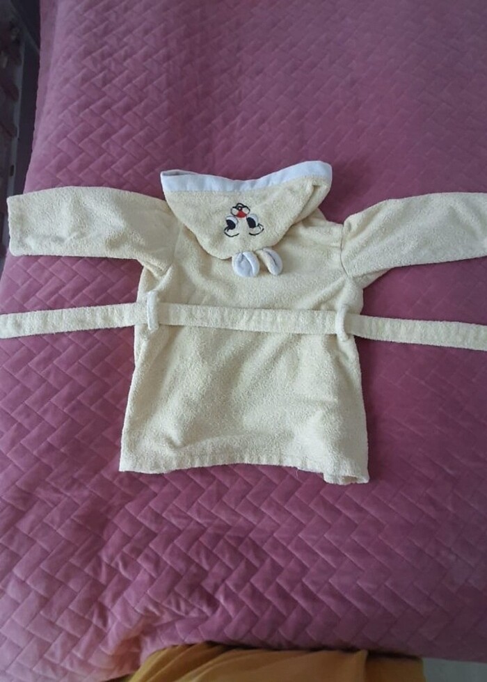 3-4 yaş çocuk bornoz - Görsel 2