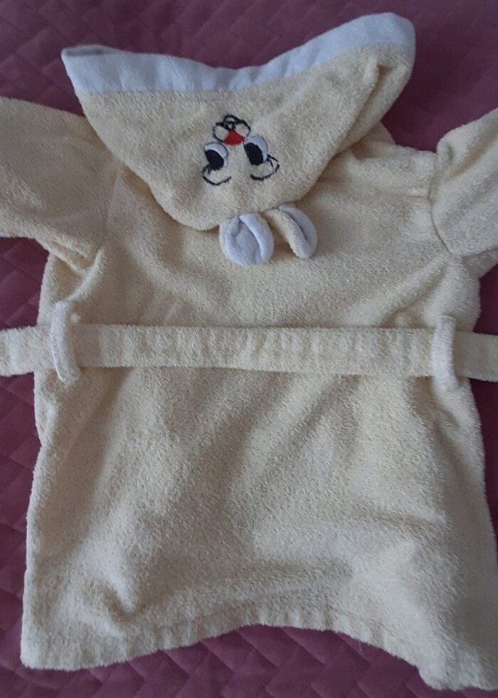 3-4 yaş çocuk bornoz - Görsel 4