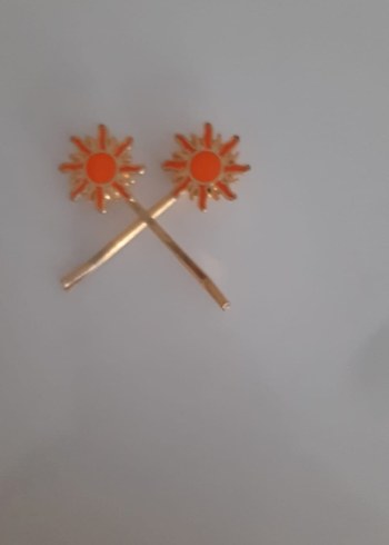 Hello Kitty Beyaz Fiyonklu Çocuk Toka ve güneşli toka - Görsel 5