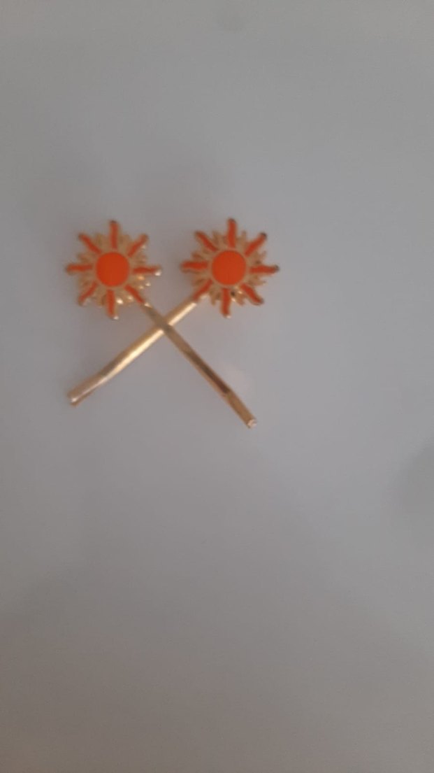 Hello Kitty Beyaz Fiyonklu Çocuk Toka ve güneşli toka - Görsel 5