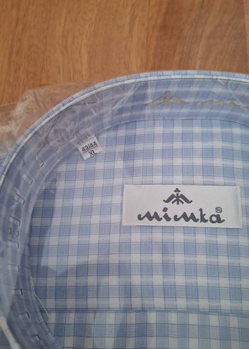 Mimka Erkek Mavi Kareli Uzun Kollu Gömlek - Görsel 2