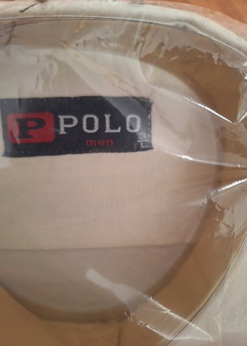 Bej Polo Erkek Uzun Kollu Gömlek - Görsel 2