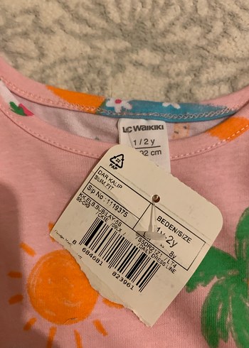 Kolsuz Bohem Pembe Kız Elbisesi - Görsel 2