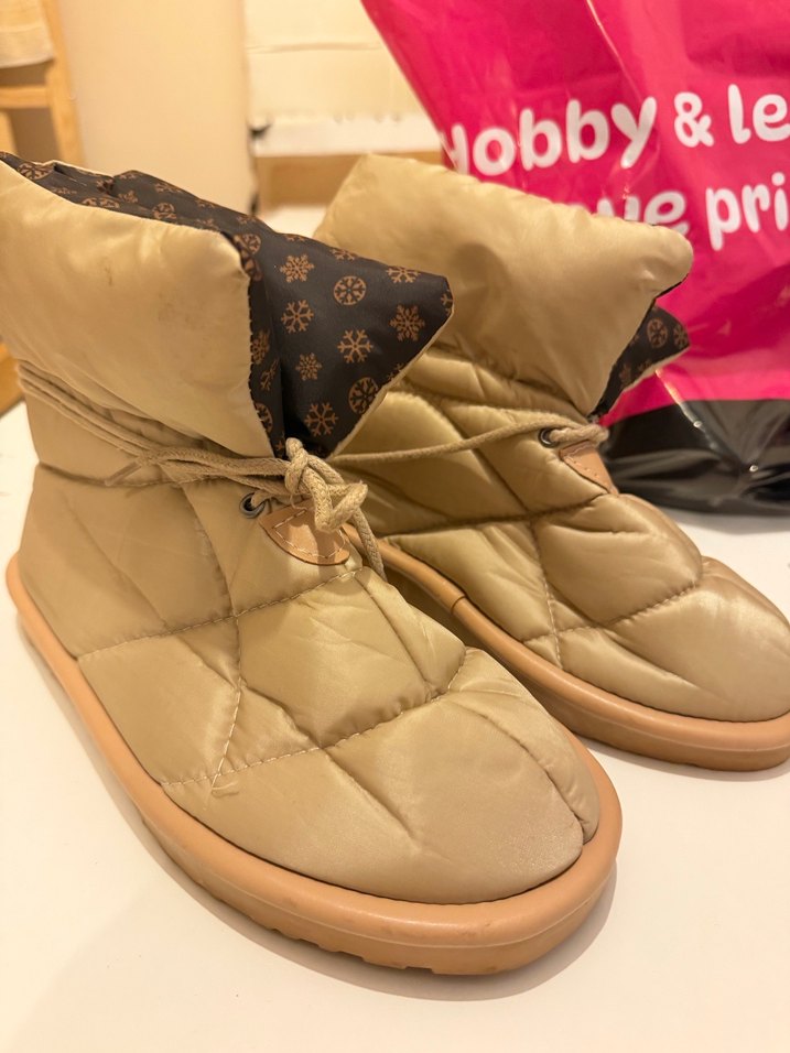 Kahverengi Kadın Dolgu Topuklu Botlar - Görsel 2