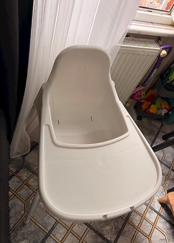 Beyaz Bebek Mama Sandalyesi - Görsel 2