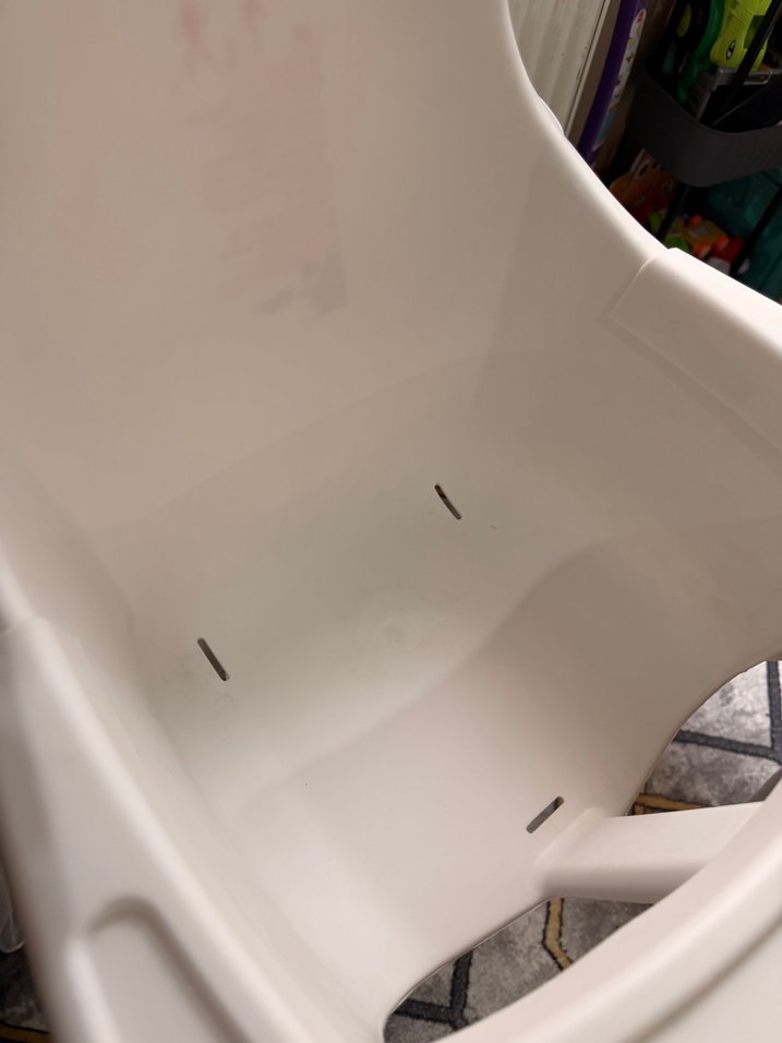 Beyaz Bebek Mama Sandalyesi - Görsel 4