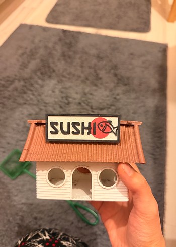 Kırmızı Ahşap Kapaklı Akvaryum - Görsel 5