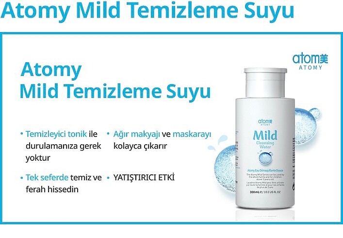  Beden Atomy Mild Temizleme Suyu