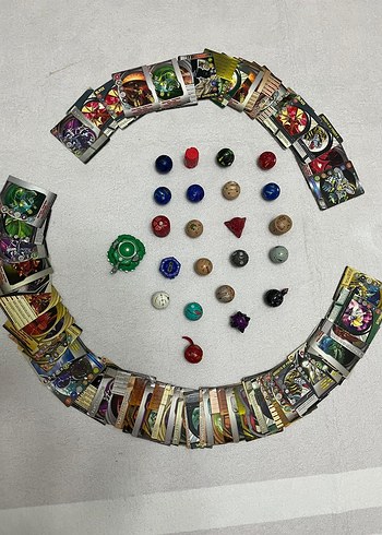 Beden Renk Orjinal Toplu Bakugan Topları