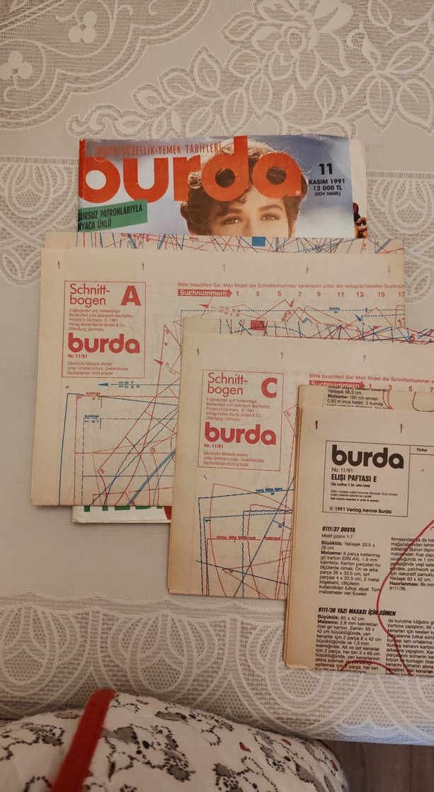 Burda Dergisi Kasım 1991 Sayısı - Görsel 5