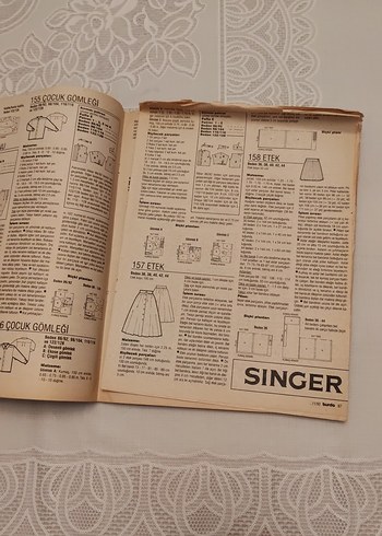 Evrensel Moda Burda Dergisi Kasım 1992 Sayı 11 - Görsel 5