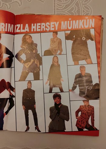 Evrensel Moda Burda Dergisi Kasım 1992 Sayı 11 - Görsel 4