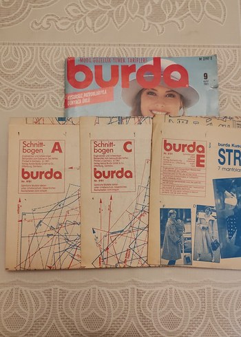 Burda Dergisi 1991 - Moda ve Tarifler - Görsel 3
