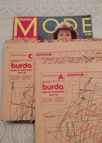 Burda Moda Mart 1988 Almanca baskı - Görsel 3