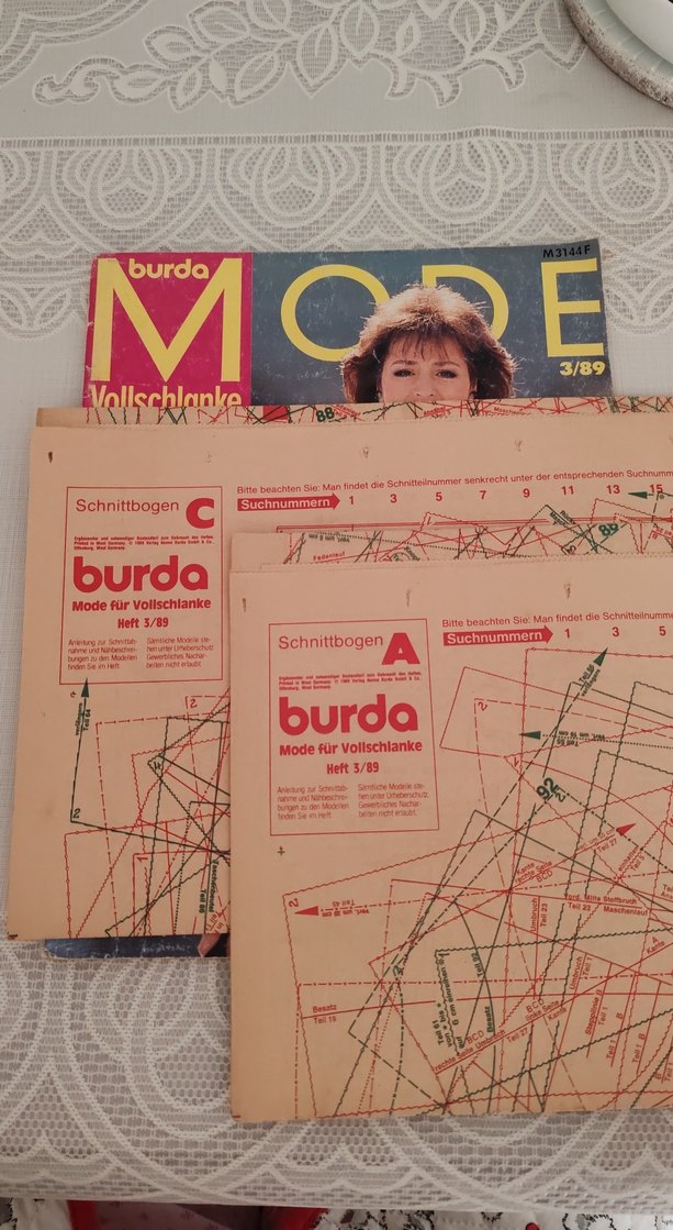 Burda Moda Mart 1988 Almanca baskı - Görsel 3