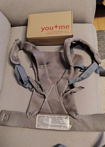 Gri You+Me Bebek Taşıyıcı - Görsel 2