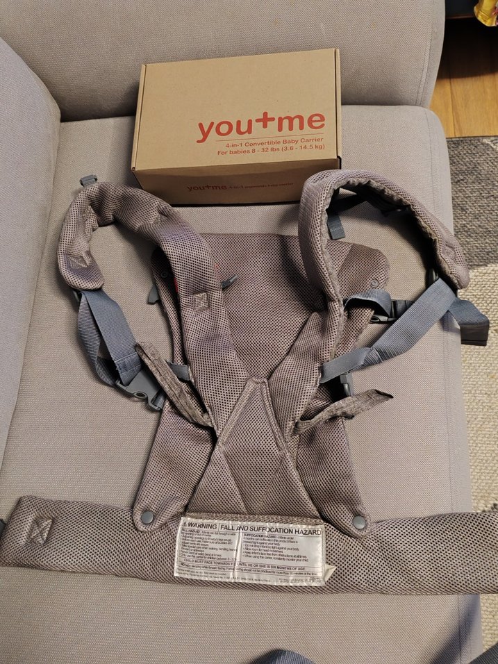 Gri You+Me Bebek Taşıyıcı - Görsel 2