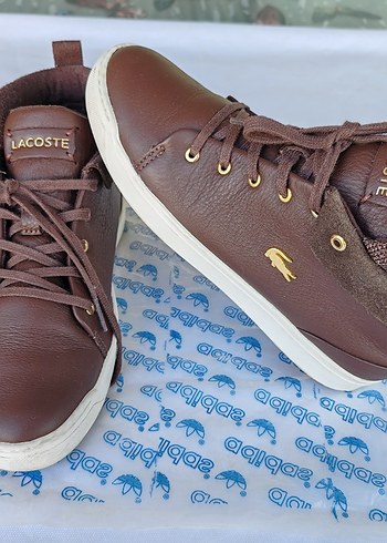 Lacoste Kahverengi Kadın Deri Spor Kısa Bot