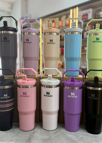 Renkli Stanley Termos Bardaklar - Görsel 3