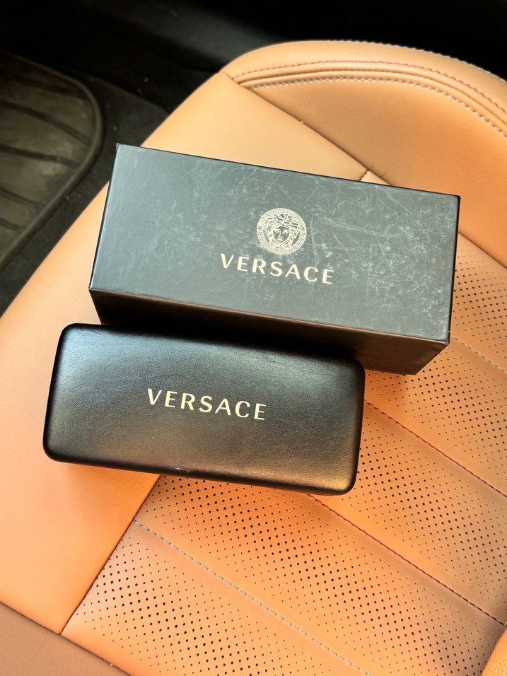 Versace Klasik Gold Tokalı Gözlük - Görsel 2