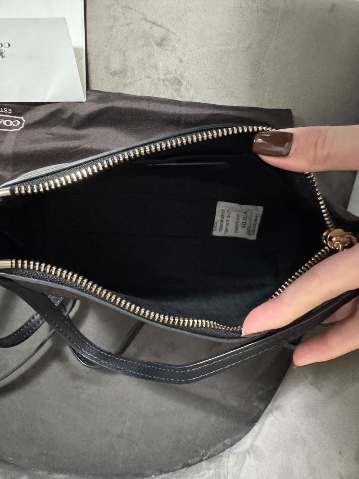 Coach Kahverengi Deri Kadın Çanta - Görsel 4