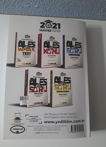  YEDİİKLİM ALES SORU BANKASI 