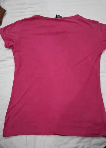 Kızlar için renkli baskılı kısa kollu tişört - Görsel 2