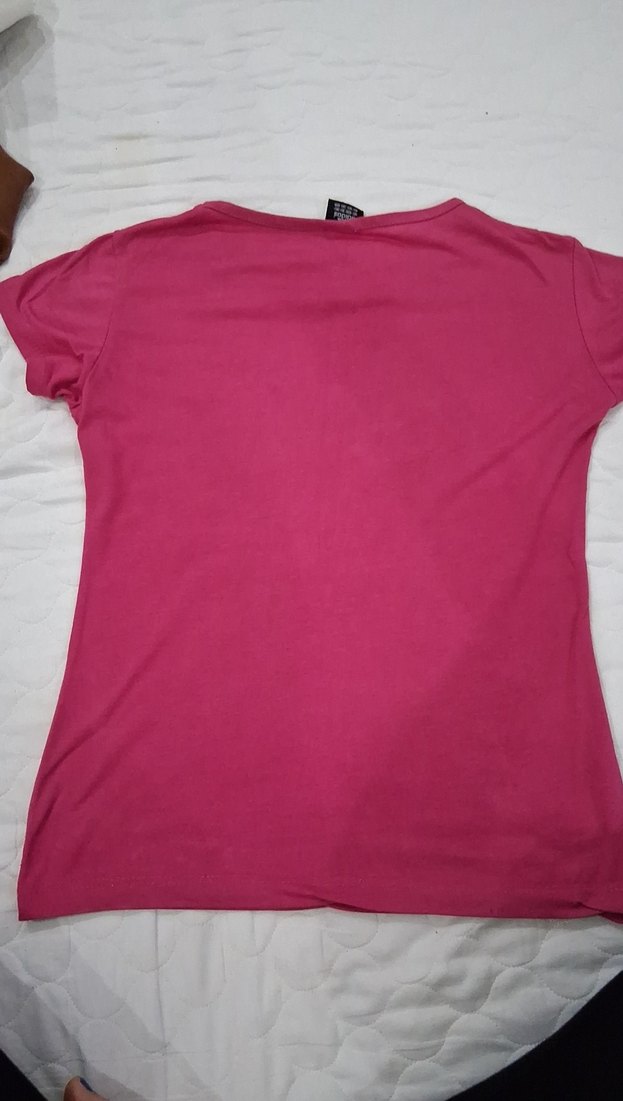 Kızlar için renkli baskılı kısa kollu tişört - Görsel 2