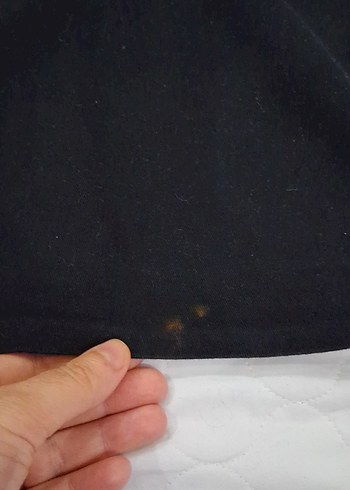 Kadın Siyah Midi Kot Pantolon - Görsel 3