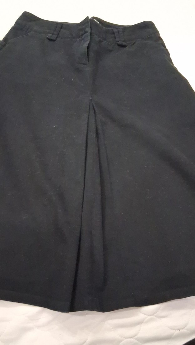 Kadın Siyah Midi Kot Pantolon - Görsel 2