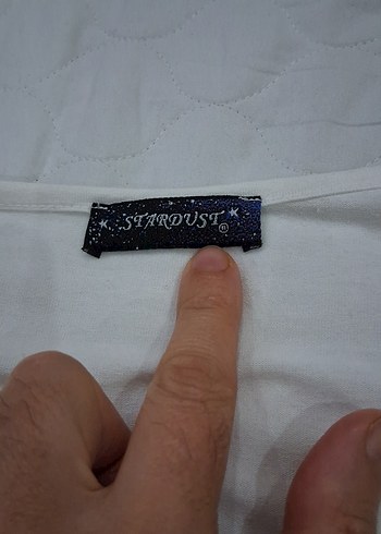 Beyaz Kadın penye Kayık Yaka Tişört - Görsel 2