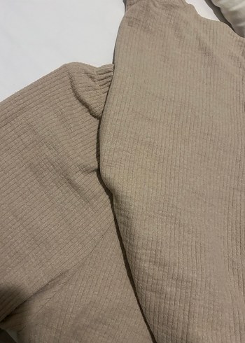 Bej Kadın triko Uzun Kollu Triko - Görsel 6