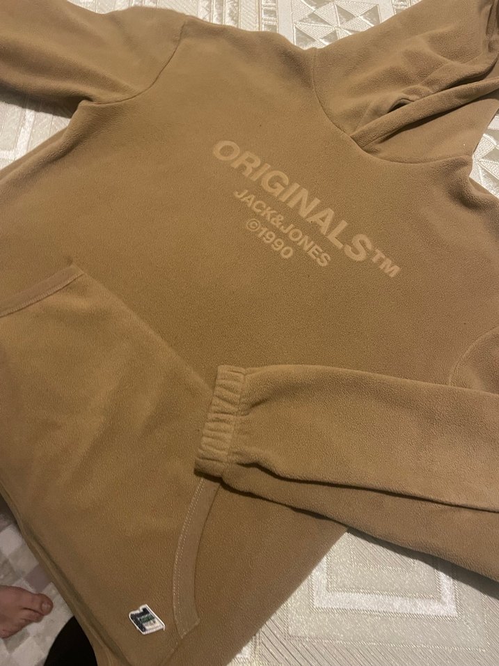 Jack & Jones Kahverengi Kapüşonlu Sweatshirt - Görsel 2